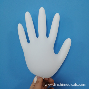 Hot sale while Non-latex powder free Disposable nitrile gloves food processing household room clean PPE gloves